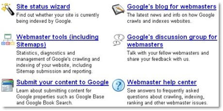 Google webmaster tools
