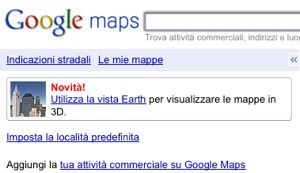 Abilitare la visione tridimensionale delle mappe