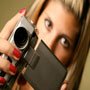 Ragazza con videocamera