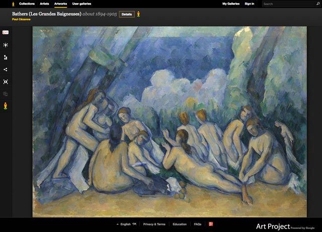 Cezanne - Le grandi bagnanti