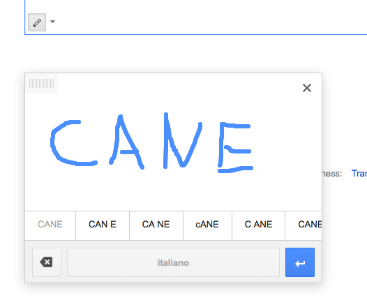google-traduce-scrittura