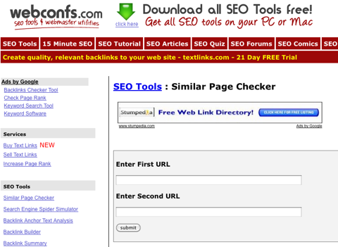 similar page checker